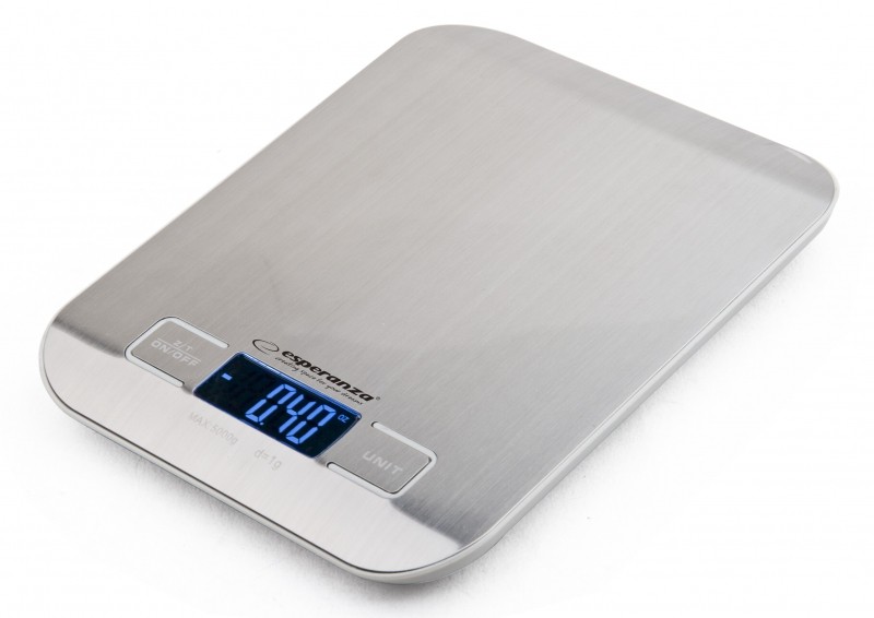 Cantar de bucatarie Esperanza Pineaple 5kg, Argintiu - imagine 5